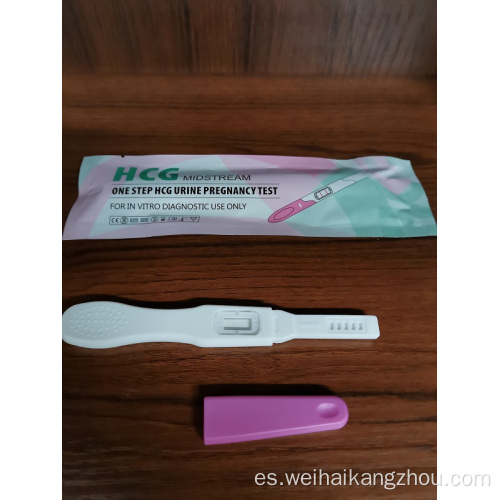 Embarazo HCG Kit de prueba rápida Midstream 6.0 mm